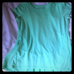 Green kids flowy top